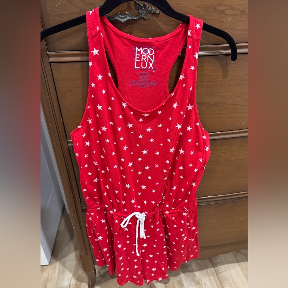 Modern Lux Red Star Jumpsuit